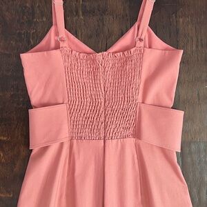 $139.00 Gianni Bini Kyra Sleeveless Lace-Up Corset Waist Wide Leg Jumpsuit SZ 4